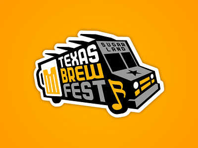 Texas Brew Fest beer branding brew design fest festival food food truck logo music texas