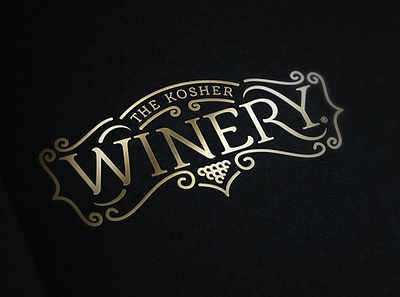 The Kosher Winery brand brand identity branding kosher logo logo design wine winery