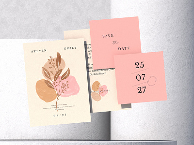 Floral Wedding Invitation