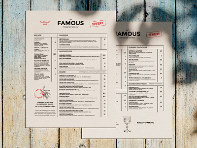 Restaurant Menu Design