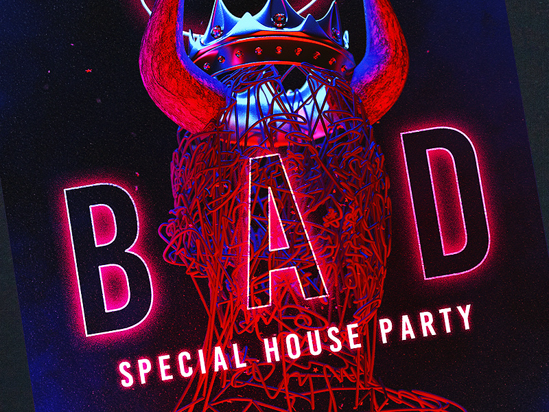 House Night Club Party party invitation party flyer club flyer fashion music dance music dj party event modern red night dance house ladies night club night party club fur party animal