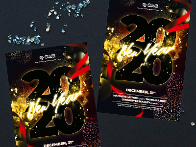 New Year Party 2020 christmas christmas design christmas invitation christmas party new year new year 2020 new year bash new year card new year celebration new year creative new year creative new year design new year eve new year flyer new year idea new year invitation new year party new year poster new years eve