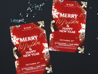 Elegant Christmas Flyer christmas christmas bash christmas card christmas celebration christmas eve christmas flyer christmas gift christmas party christmas presentation elegant gift merry cristmas merry xmas new year new year 2020 new year celebration new year flyer new year party winter xmas