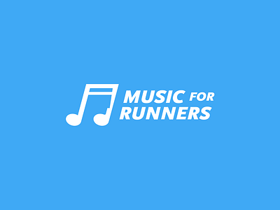 Music for Runners app branding design icon logo music runners running