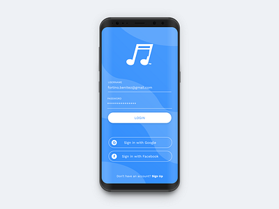 Music for Runners app design logo runners ui