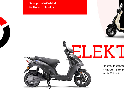 Motocycles Product Page creative e commerce moto product