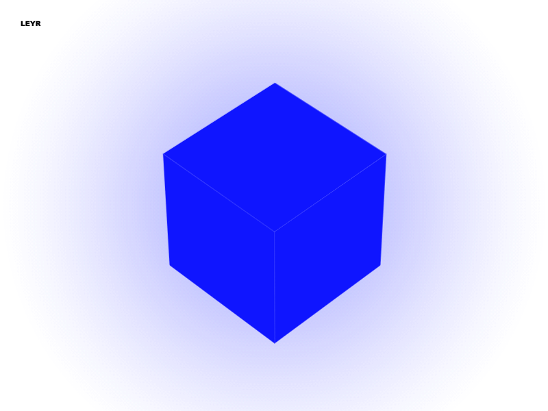 Hi Dribbblers! 3d blue debut geometry glitch invite isometry plalyer