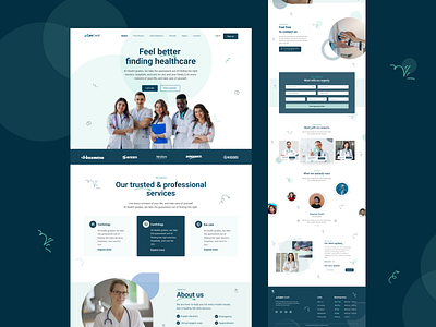 Carecredit - Heathcare appointment carecredit case study clinic consultation creative doctors healthcare hospital knehad24 landing page medical medical app medical care medical website medicine nft online doctor pharmacy ui