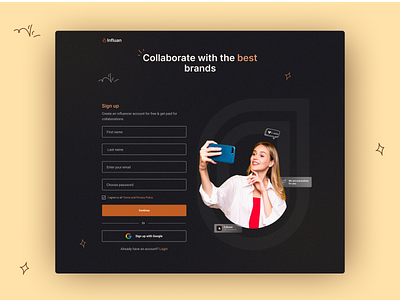 Sign up page agency case study creative crypto design digital agency illustration knehad24 landing page login medical saas sign in sign up sign up page signup ui