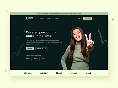 Ecommerce: landing page