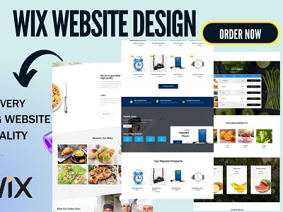 wix website design ecommerce online store website design wix