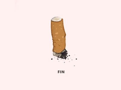 Quit butt cigarette done finished illustration quit smoking