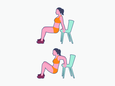 Lift Cheeseburgers exercise fitness health illustration vector woman workout