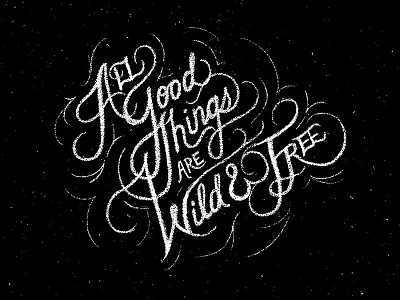 DOO-DOO-lin black and white chalk custom hand drawn lettering typography