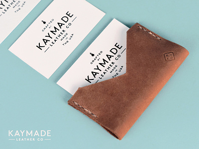 KayMade Product Shots art direction handmade identity leather logo michigan photography product typography