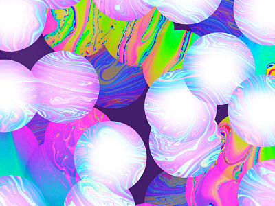 6am Design Vinyasa Flow abstract acid circle colorful photoshop texture
