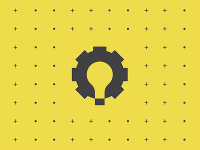 Design Foundry Logo Update branding craft dot gear grid icon ideas identity lightbulb logo vector