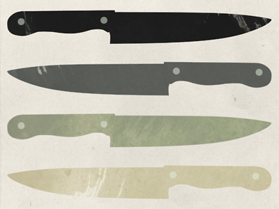 CUTCHYA digital illustration illustrator kitchen knife knives utensil vector