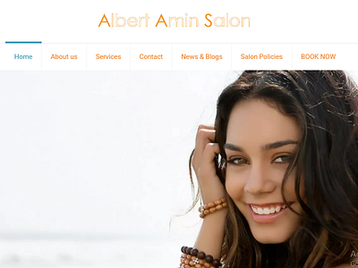 Salon Website that I made ..!! css html web designer web developer website wordpress