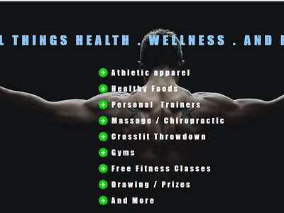 DIXIE FITNESS EXPO ( Wordpress Website )