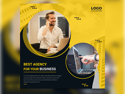 Social Media Business Banner agency marketing branding design fb post graphic design instagram post minimal vector