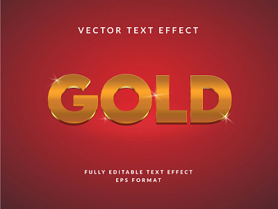 Fully editable text effect add on clean design editable text effect elegant gold headline illustration illustrator luxury poster text text effect