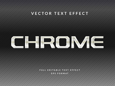 Fully editable text effect