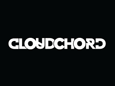 Cloudchord Logo band logo custom type dance music dj logo music logo