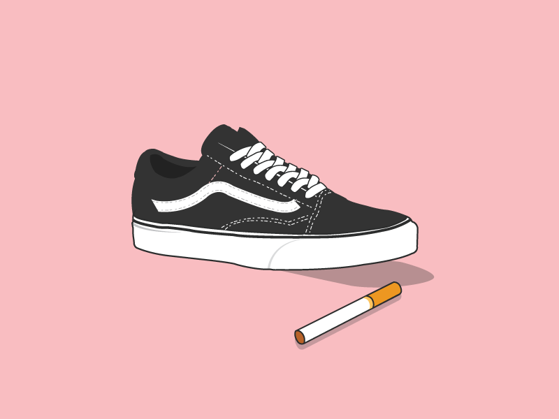 Download Maroon Vans Shoes With Skateboard iPhone Wallpaper | Wallpapers.com