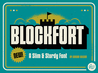 BLOCKFORT | Condensed Font