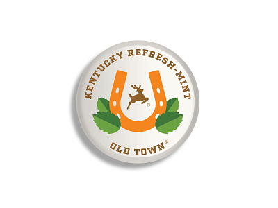 Kentucky Refresh-mint animal design graphic design horseshoe icon illustration kentucky lines logo minimal mint vector