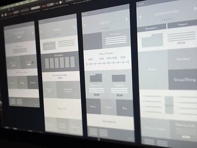 Project: Making a Website blueprint clean graphic design layout site sketch ui ux web website wireframe wires