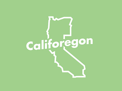 Calforegon adventure california explore icon logo northwest oregon pacific pdx portland state thick lines