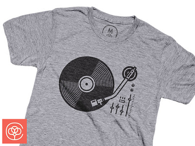 Chest Beats buy cotton bureau design illustration music record shirt t shirt vintage vinyl