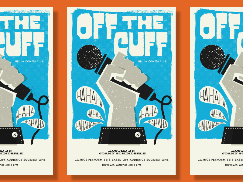 Off The Cuff Poster by Jordan Wilson on Dribbble