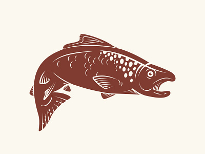 Chinook Salmon adventure design fish food illustration natural northwest outdoors salmon washington wildlife