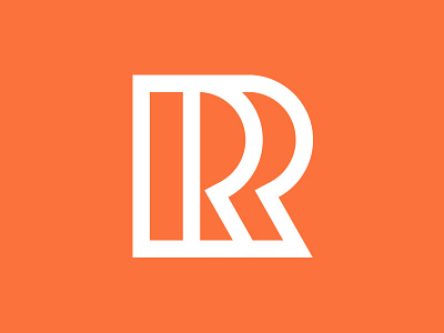 R color design letter lettering logo mark minimal r shape simple type