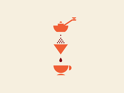 Perfect Equation brewing cafe coffee cup design drop icon illustration infograph minimalistic