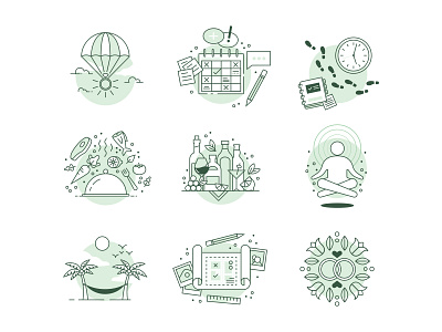 Wedding Icons alcohol food icon set iconography icons marriage meditate restaurant spirit tropical wedding