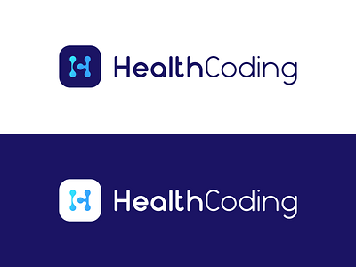 Health Coding blue logo coding development health health app health logo logo