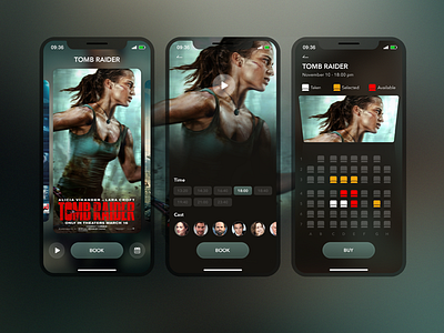 Cinema app cinema film iphone x ticket