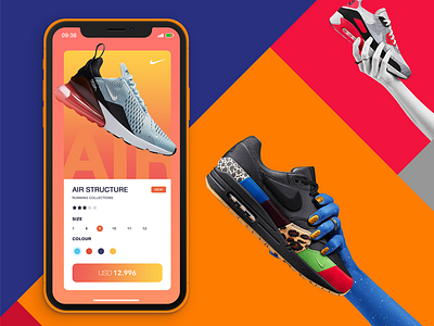 Shop air ecommerce ios iphone x nike online store shop sport