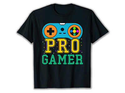 New Gaming T-Shirt art design gaming graphic design illustration typography vector