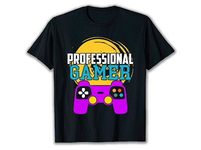 New Gaming T-Shirt design gaming graphic design illustration t shirt typography vector