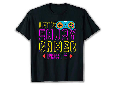 This Is Gaming T-Shirt Design design fun gaming graphic design illustration new design new gaming t shirt t sirt typography vector