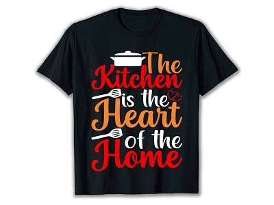 Kitchen New T Shirt Design design fun gaming graphic design illustration typography vector