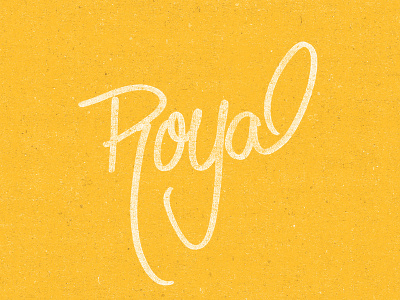 Royal lettering marker royal texture