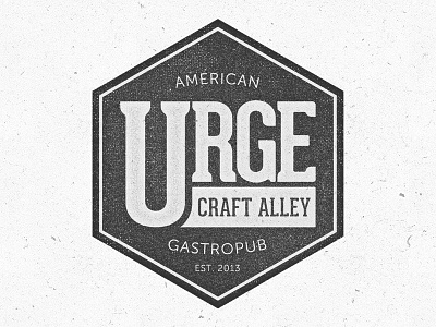 Urge: Craft Alley beer bowling branding gastropub logo urge