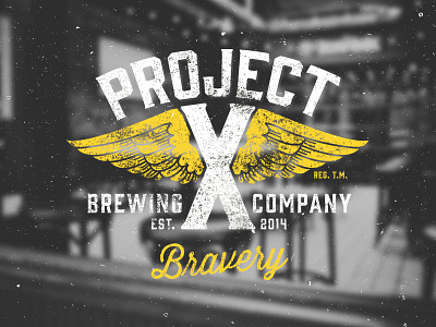 Project X Brew Co. beer brand brew logo