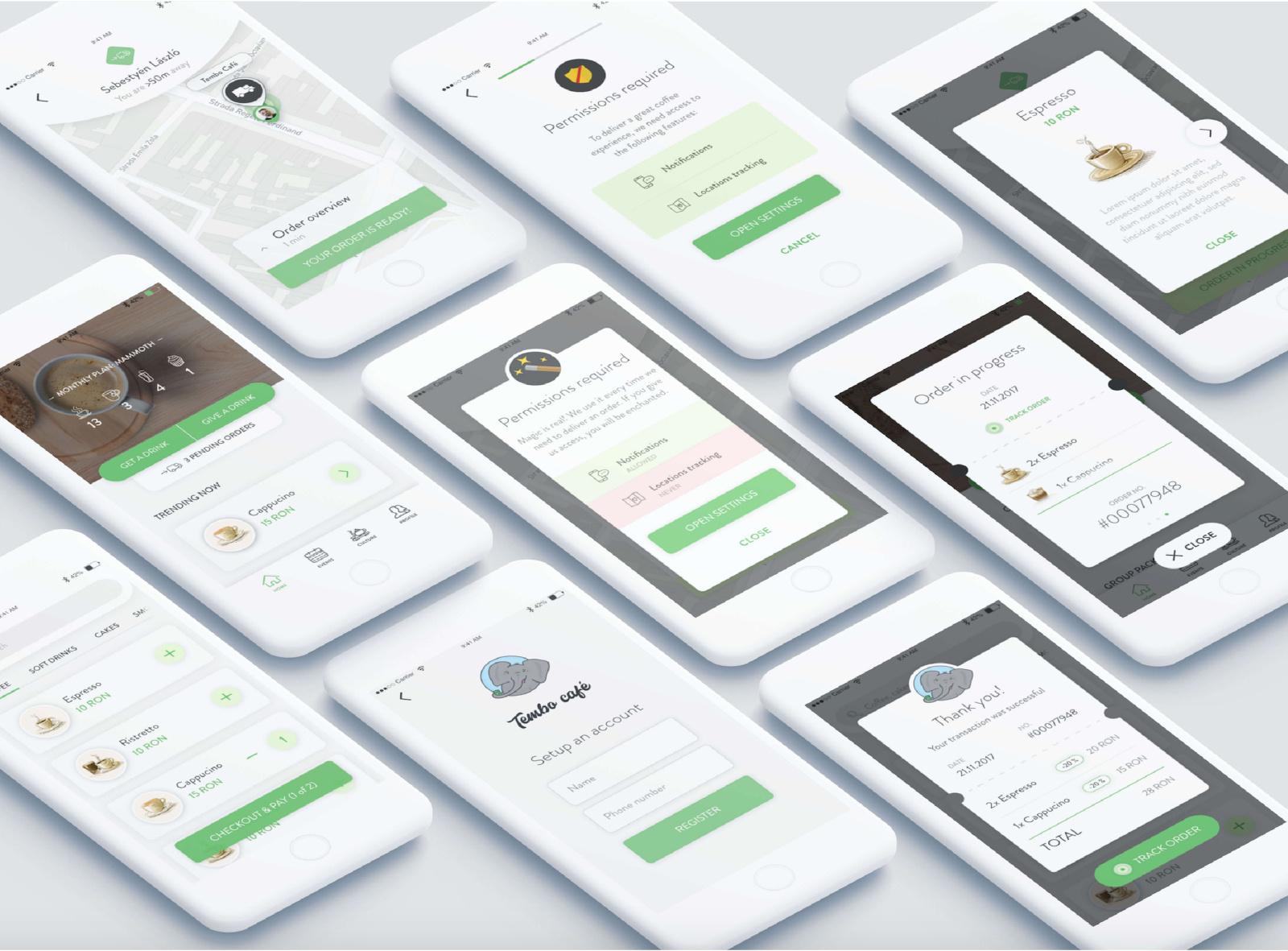 Case study | Tembo app by Előd Balázs-Engelsen on Dribbble